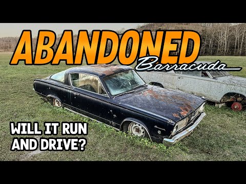 Will This ABANDONED Barracuda Run and Drive Home After Decades?