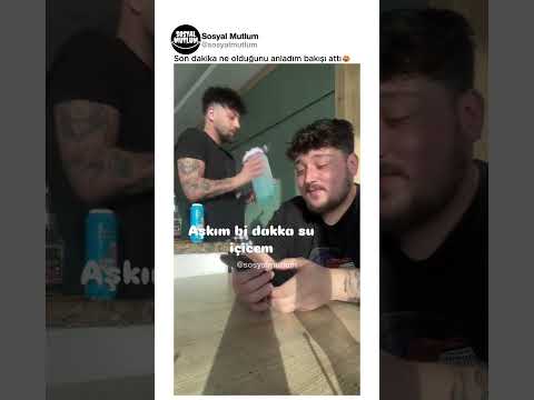 Son dakika ne olduğunu anladım bakışı attı😂