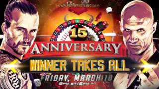 Promo ROH 15th anniversary Adam Cole vs Christopher Daniels