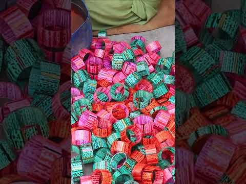 Plastic jewellery Making.