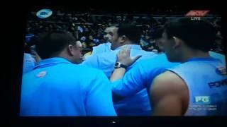 Gary David Crucial Freethrows to tie the game (Game 3, Semis)