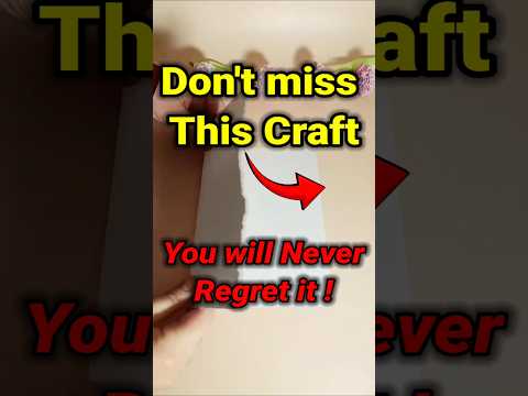 This Craft Doesn't waste your time | how to make paper craft | paper diy #shorts #diy #artandcraft