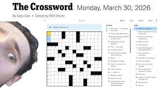 NYT Crossword - Monday, March 30