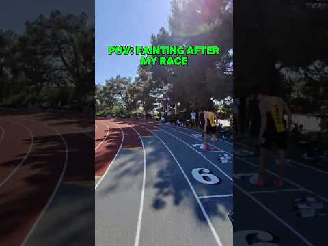Fainting After My Race🚑