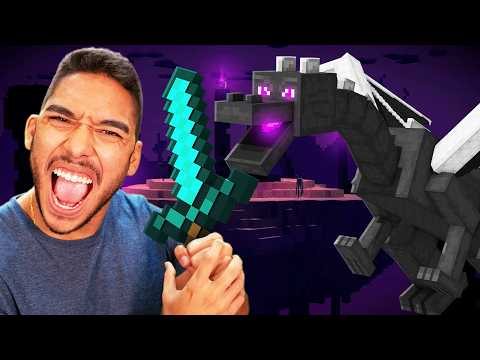 🤯 Derrotei o Ender Dragon em 30 SEGUNDOS... IMPOSSÍVEL!