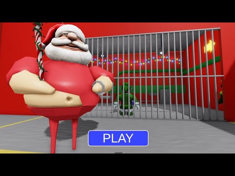 🎅🏼SANTA PRISON RUN OBBY (FIRST PERSON OBBY!) #roblox #scarryobby