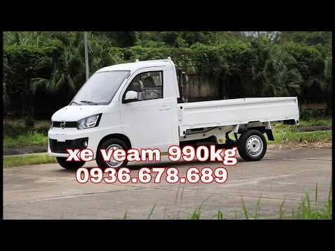 Bán xe tải nhẹ Veam VPT095 đời mới nhất, tải trọng 990kg, nội thất hiện đại, thùng 2m6, giá rẻ