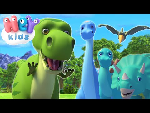 Динозаври 🦖 Дитячі пісні 🦕 Мультики українською мовою | HeyKids