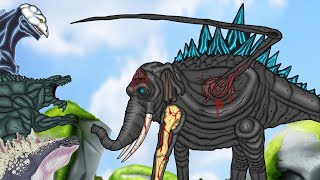 ZunesaZilla !!! ZunesaZilla VS Godzilla Earth VS Whale Godzilla VS Florian Godzilla