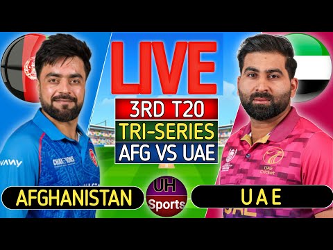 AFGHANISTAN VS UAE, LIVE MATCH SCORE, COMMENTARY | AFG VS UAE | UAE TRI SERIES LIVE MATCH TODAY