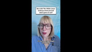 How did 'The White Lotus' makeup artist prevent dark spots on set?