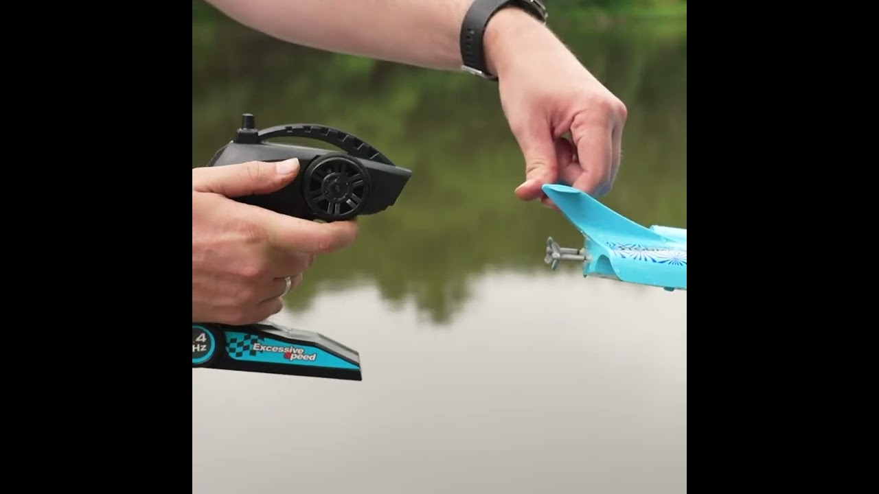 Катер р/у скоростной акб в ассортименте - видео