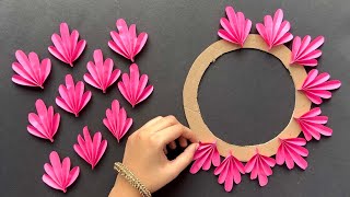 2 Beautiful Flower Wall Hanging / Paper Craft For Home Decoration /Easy flower making with paper DIY