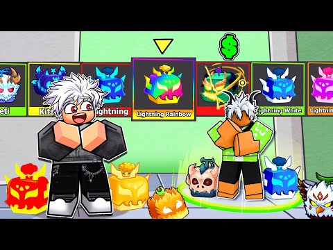 GODSNAKE RANDOM 100 LẦN SUMMER TOKEN TRUY TÌM TOÀN BỘ SKIN MỚI CỦA LIGHTNING TRONG BLOX FRUIT!!