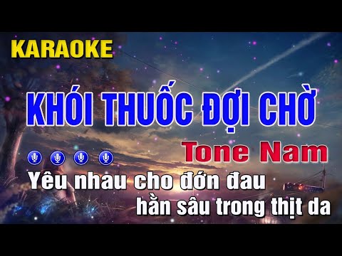 Khói Thuốc Đợi Chờ Tone Nam – Jimmy Nguyễn (C) | Trung Hiếu Karaoke