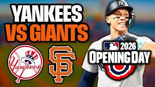 YANKEES VS GIANTS | Opening Day | Watch Party
