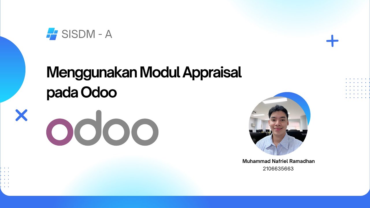 Odoo 16: Tutorial Menggunakan Modul Appraisal pada Odoo | 29.10.2024

Muhammad Nafriel Ramadhan - 2106635663 Lab 6 - SISDM A #UniversitasIndonesia #FasilkomUI #sisdm #ERP #Odoo ...