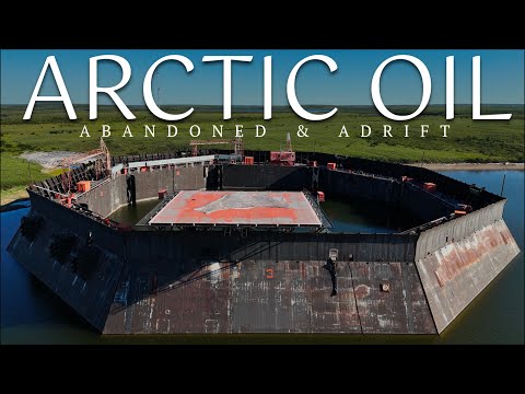 Abandoned Oil Platform, Floating in the Arctic Ocean. Broke off of the Cables in a Storm.