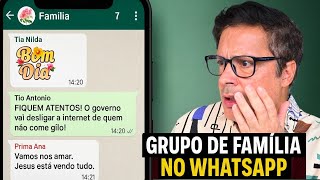 GRUPO DE FAMÍLIA NO WHATSAPP 😱💬 É PRA RIR OU PRA CHORAR? 😂📱#comédia #humor #whatsapp #grupodefamilia
