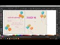 Thiết Kế Thiệp Mời Sinh Nhật và Logo Tiết Kiệm Nước