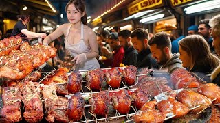 XE THỊT NƯỚNG 5 MÓN TOÀN MÓN NGON CHỈ 30K ĐÃ ĐƯỢC 1 XUẤT KHÁCH XẾP HÀNG DÀI ĐỢI MUA