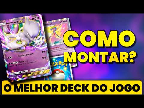 APRENDA COMO MONTAR O MELHOR DECK DO POKÉMON TCG POCKET - MEWTWO EX COM GARDEVOIR #Pokemon