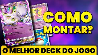 APRENDA COMO MONTAR O MELHOR DECK DO POKÉMON TCG POCKET - MEWTWO EX COM GARDEVOIR #Pokemon