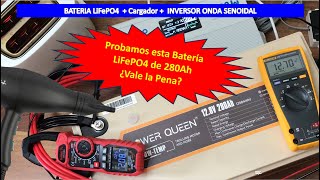 Brutal batería LiFePO4 280Ah 12V ¡Analizada!