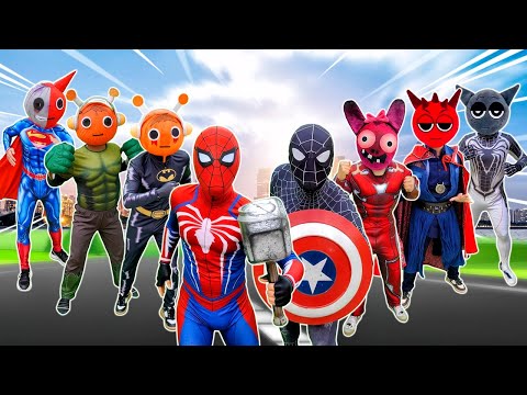SuperHero TV || 🕷️ Spider-Man viaja al pasado y salva a los superhéroes de los monstruos