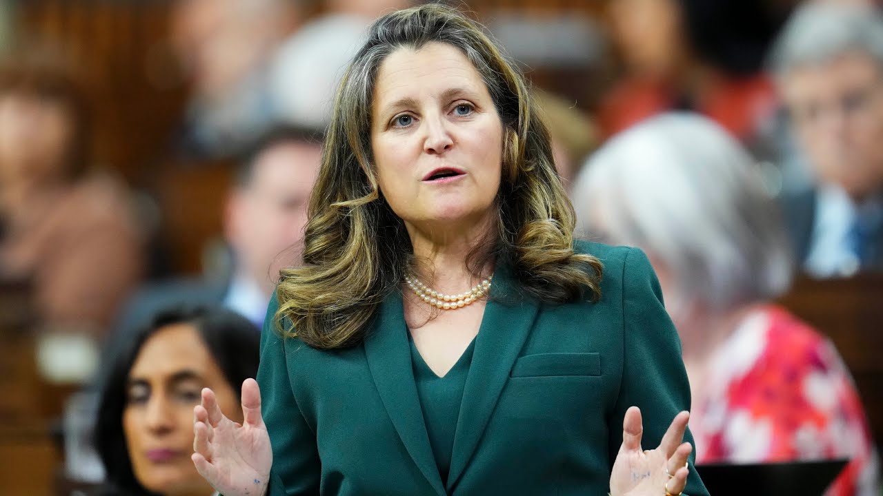 Chrystia Freeland called out for snubbing Canada’s finance committee