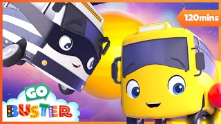 🚀 Buster Blasts Off! 🌌 Space Race Begins! | Go Buster | Kids Road Trip! | Kids Songs and Stories