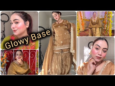 Real Get Ready With Me|| चलो शादी में ||Glossy Makeup Step By Step||