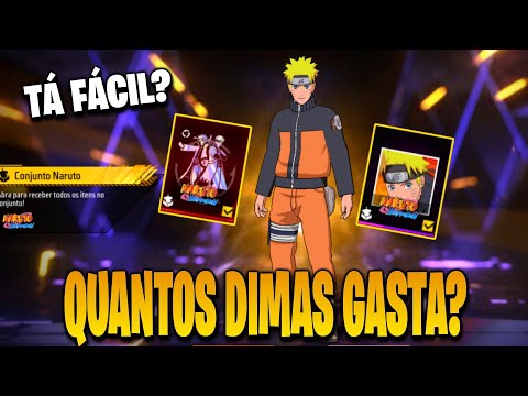 PEGANDO CONJUNTO NARUTO SHIPPUDEN, TORRE DE TOKENS FREE FIRE, NOVO EVENTO FF - NOVIDADES FREE FIRE