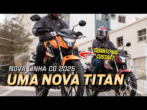 NOVA LINHA CG 2025 🔴 Preço, versões e curiosidades 🔥 [CONFIRA!] #nandoangelo #motovlog