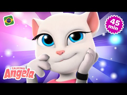 Melhores momentos da Angela | Talking Tom & Friends | Coletânea de Animações