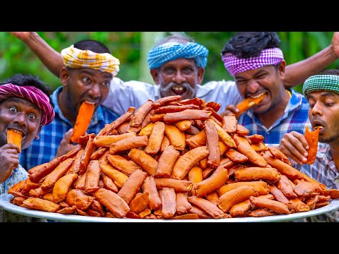BANANA BAJJI | Banana Fry | Valakkai Bajji Recipe  Cooking in Village | Tasty Plantain Evening Snack