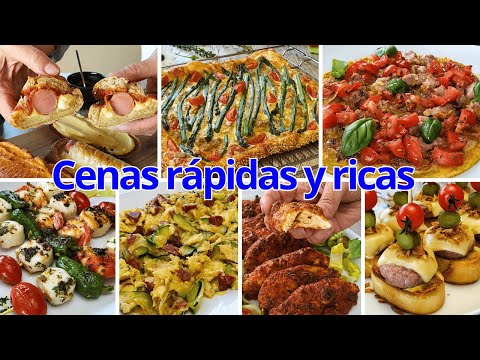 😋👏Cenas Rápidas y Ricas Para Toda la Semana