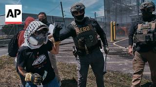 YouTube video thumbnail: Protesters Gather at New Jersey ICE Detention Center as Some Detainees are on a Hunger Strike