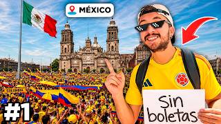 🔥LLEGUÉ a MÉXICO SIN BOLETAS para COLOMBIA✈️😅| VLOG MUNDIAL #1🇲🇽| CAMILO MD