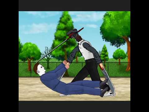 Chainsaw man vs katana man