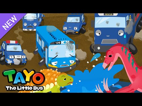 ¡Baño burbujeante de dinosaurios! | ¡Equipo de Rescate Azul en el Mundo de los Dinosaurios!