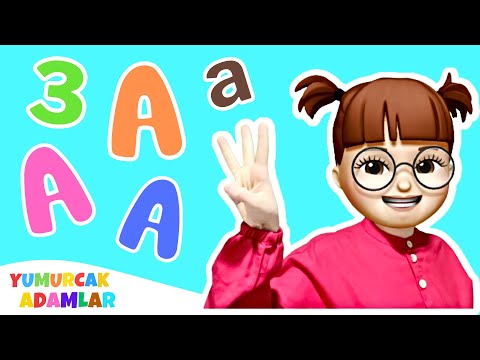 3 Kere aaa 3 Kere bbb - Alfabe Şarkısı - Nursery Rhymes - Alfabe Tekerlemesi - Türkçe Çizgi Film