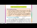 Understanding the Parable of Talents