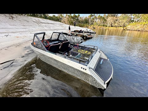 Upgrading and outfitting a supercharged mini jet boat. night and day difference