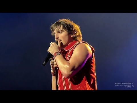Benson Boone - 'Coffee Cake' live in Seoul, Korea 2025