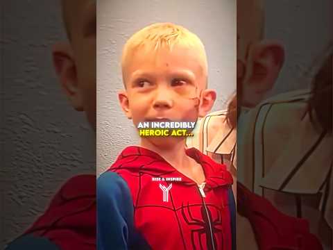 He Risked His Life To Save His Little Sister... 🦸‍♂️👏