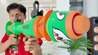 NERF WAR ROCKET GUN BATTLE SHOT 2