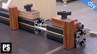 Homemade T-Track Flip Stop & Extendable Fence