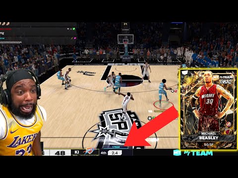 AFTER GETTING GOAT MICHAEL BEASLEY UNC WENT OVERTIME AND CLOSED APP RAGE QUIT! NBA 2K25