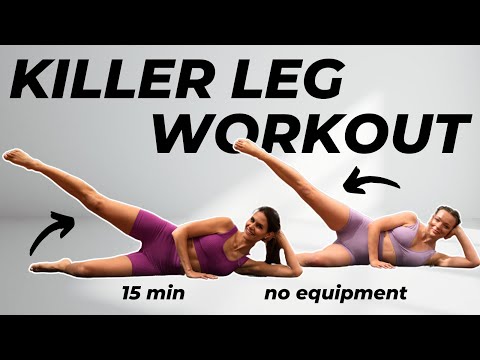 KILLER LEGS and THIGHS WORKOUT | Toned Legs in 15 min, No Equipment